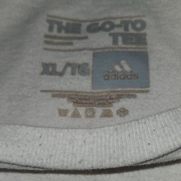 Adidas White Logo T-Shirt - Picture 2 of 2